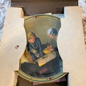 Norman Rockwell Plate NIB